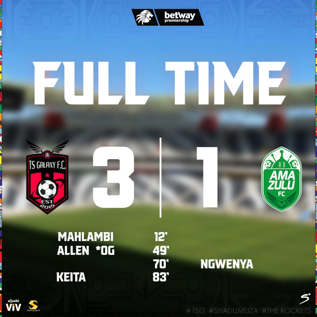 TS Galaxy vs Amazulu FC_24 Sep Results